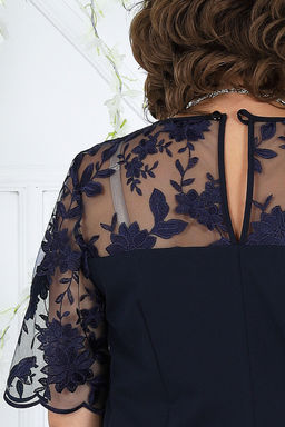 Платье Ninele 7431-Р темно-синий - Mira fashion фото 506