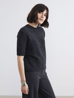 Bisiklet Yaka Kad?n Triko Kazak