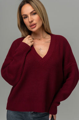 Женский вязаный джемпер оверсайз Happyfox - Happy fox фото 9