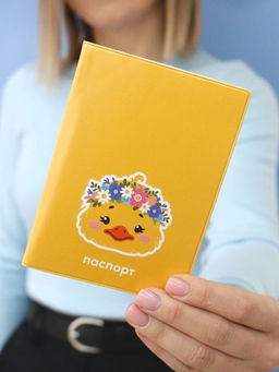 ОБЛОЖКА ДЛЯ ПАСПОРТА Dear duck, плотность 560 мкм