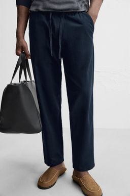 RELAXED FIT JOGGER WAIST TROUSERS - Zara фото 35