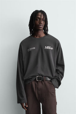 SLOGAN PRINT T-SHIRT - Zara фото 2