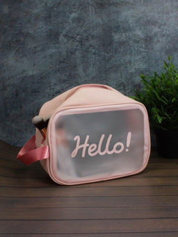 Косметичка "Hello", pink (18х25х11 см)