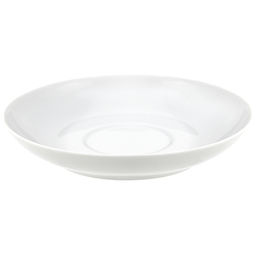 Блюдце чайное фарфоровое д140мм, h23мм, форма Унифицированный, белье (Россия) - Домашняя мода фото 2