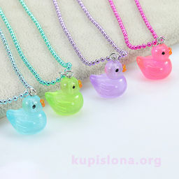 Подвеска на цепочке Colorful duck