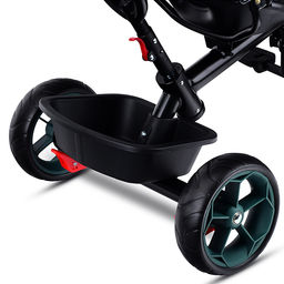 Велосипед трехколесный Rocket 136-GN, колеса EVA 10"/8", цвет зеленый