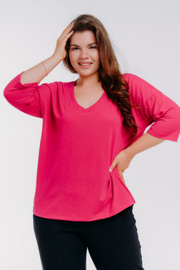 Футболка женская из вискозы Марина малина