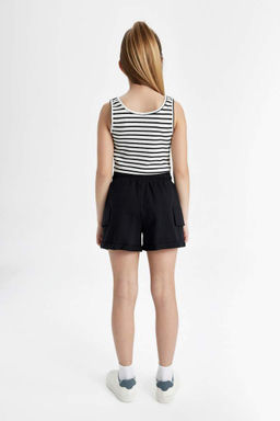 Шорты карго с карманами для девочек - Defacto фото 6