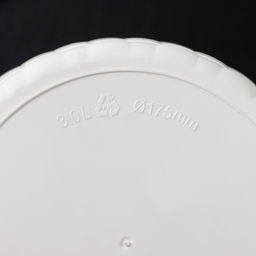 Цена за 2 шт. Горшок для цветов с поддоном «Ротанг», 3 л, d=17 см, h=17 см, пластиковый, белый