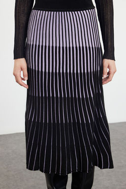 TRENDYOLMILLA Lila Midi Renk Bloklu Etek TWOSS20ET0195 фото 3