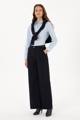 Kad_n A__k Mavi Uzun Kollu Basic G_mlek - U.s. polo assn фото 4