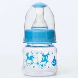 Бутылочка для кормления Карапуз, классическое горло, 60 мл., от 0 мес., цвета МИКС - Крошка я фото 3