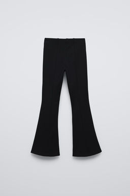PONTE DI ROMA KNIT BELL BOTTOM LEGGINGS - Zara фото 2
