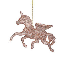 Набор новогодних украшений "Елочка и единорожка" (2шт х 10*12см)