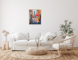 ФРЕЯ PNB/PL-026 Набор для раскрашивания по номерам 50 х 40 см Улочка в Париже фото 6