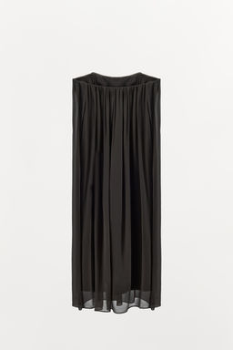 STRAPLESS MIDI DRESS