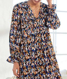 Платье, голубо-бежевое - Linea tesini фото 5