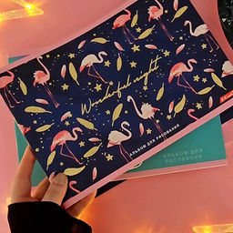 Светоч 40АЛСК4_7_3_9 Альбом для рисования, фольга, 100 г/м2 A4 29 х 20.5 см 40 л. 5 шт. на скобе 000231 Волшебный сон  фото 11