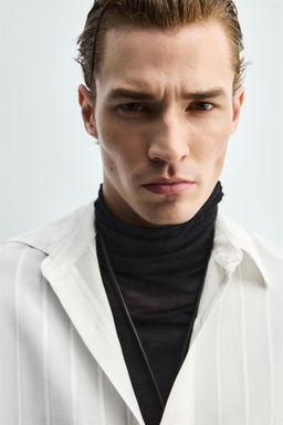 STRIPED FLOWING SHIRT - Zara фото 4