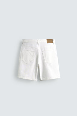 BERMUDA DENIM REGULAR FIT / Blanco roto - Zara фото 8
