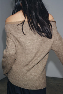 BOAT NECK CARDIGAN - Zara фото 3