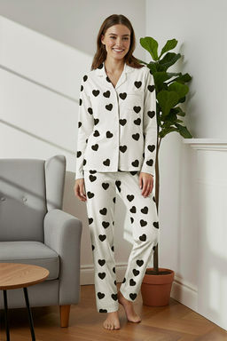 Trendyolmilla Ac?k Pembe Kurdele/Fiyonklu Viskon Dokuma Pijama Tak?m? THMAW21PT0936 фото 29