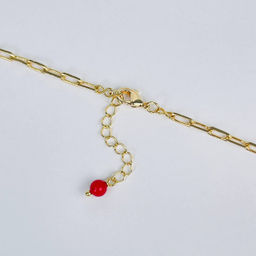 Колье из Коралла, Лазурита и Амазонита 40 см +