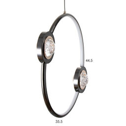 Светильник BayerLux «Самбер» 35 Вт LED черный 37×6×41 см