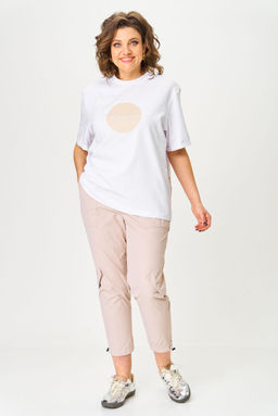 Костюм Michel Chic 1414 белый, бежевый  фото 5