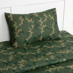 Постельное бельё Этель 1,5 сп Military, 143х215 см, 150х214 см, 50х70 см -1 шт, 100% хлопок, бязь  фото 2