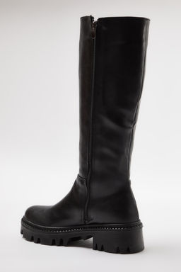 Trendyolmilla Shoes Koyu Kahverengi Kal?n Tabanl? Fermuarl? Kad?n Cizme TAKAW25CZ00005  фото 10
