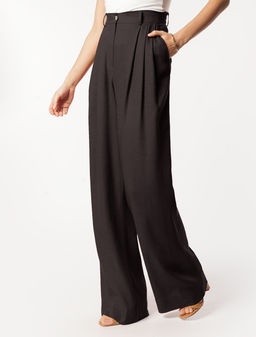 VILATTE / Свободные брюки изо льна с вискозой