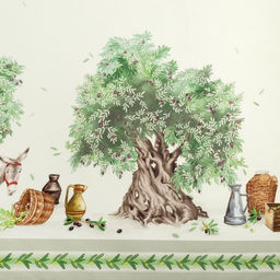 Скатерть Этель Olivia, 220?150 см, 100% хлопок, саржа 190 г/м?