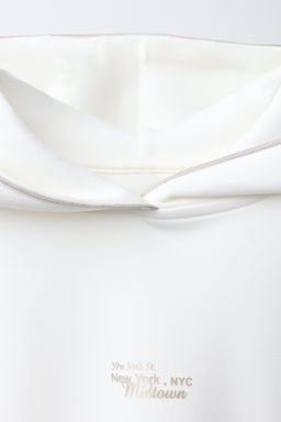 SLOGAN HOODIE WITH MODAL - Zara фото 3