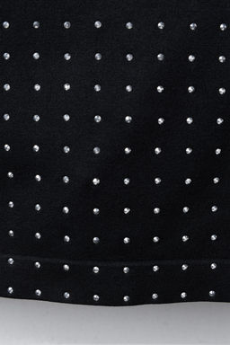 ASYMMETRIC SEAMLESS RHINESTONE T-SHIRT - Zara фото 4