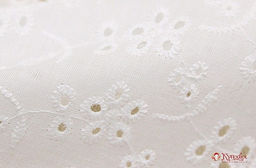 Шитье Летнее настроение цв.молочно-белый, ш.1.5м (выш.часть1.34м), батист, хлопок-100%, 80гр/м.кв - Купава фото 2