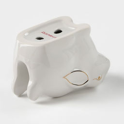 Салфетница Доляна Зайка в золотом, 1278,5 см, цвет белый  фото 2