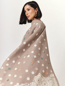 в составе ШЕРСТЬ и КАШЕМИР Большой, мягкий, теплый двусторонний палантин - Tantino фото 6