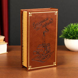 Шкатулка книга-сейф «Мастер и Маргарита», искусственная кожа, 21×13×5 см