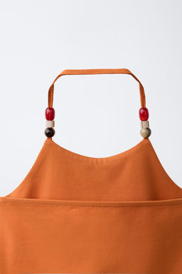TOP HALTER ABALORIOS / Naranja - Zara фото 4