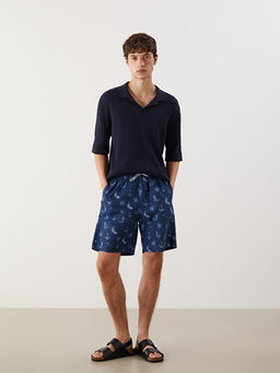 Diz Hizas? Boy Desenli Erkek Deniz ?ortu