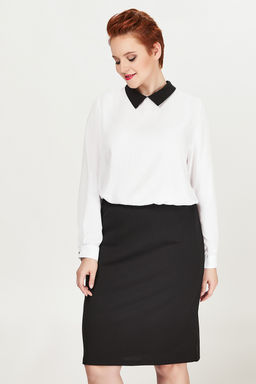 Блуза офисная белая - Olsi фото 7