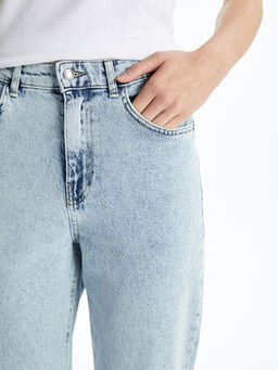 Mom Fit Kad?n Jean Pantolon