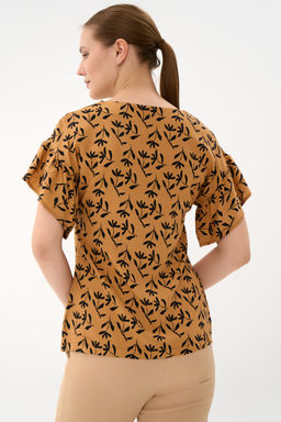 Блузка Кимоно (карамель)