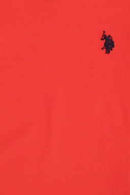 Красная футболка с круглым вырезом для мальчиков - U.s. polo assn фото 9