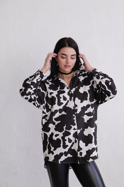 Рубашка удлинённая свободного силуэта - Martichelli фото 8