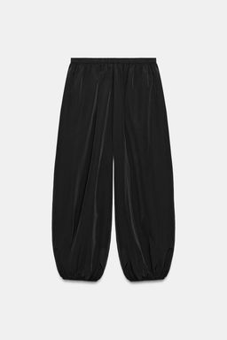 PANTAL?N NYLON BOMBACHO / Negro - Zara фото 5