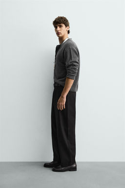 TEXTURED BALLOON FIT TROUSERS - Zara фото 14