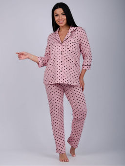 Пижама " Классика" горох, трикотаж