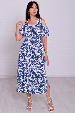 Сарафан женский 4-107 (бело-синий)